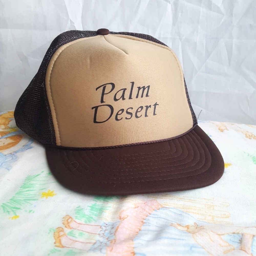 🌙Rare Vintage Palm Desert Snapback Hat